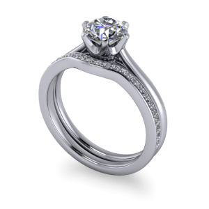 Solitaire shadow band