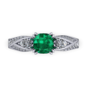 Art deco inspired cushion