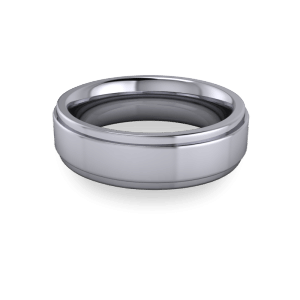 6mm band with stepped edges