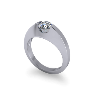 suspension set diamond ring