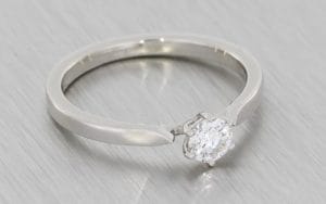 Modified Custom Solitaire Engagement Ring