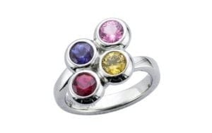 Bespoke anniversary birthstone ring - Portfolio