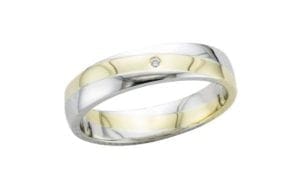 Men's two colour proposal ring - Portfolio