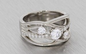 Multistone Engagement Ring - Portfolio