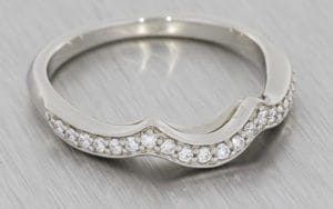 Diamond set shadow band